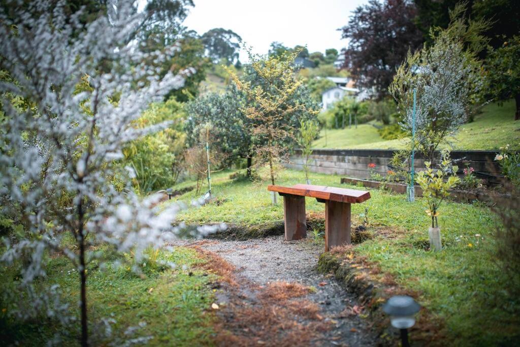 Superb Studio Retreat With Spa, Pool & Bbq Access Whanganui Bagian luar foto